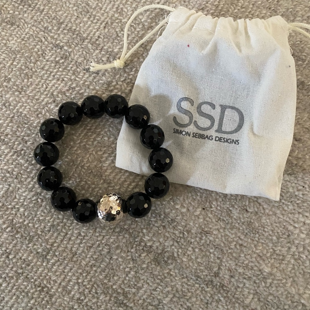 Simon Sebbag Black Beaded Bracelet